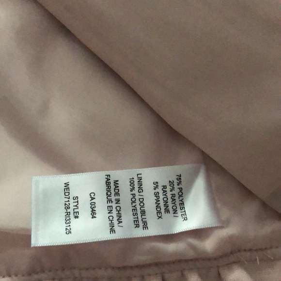 Blush pink blazer with ruffles and zipper, two pockets, Rickis, L, not worn - Picture 8 of 10